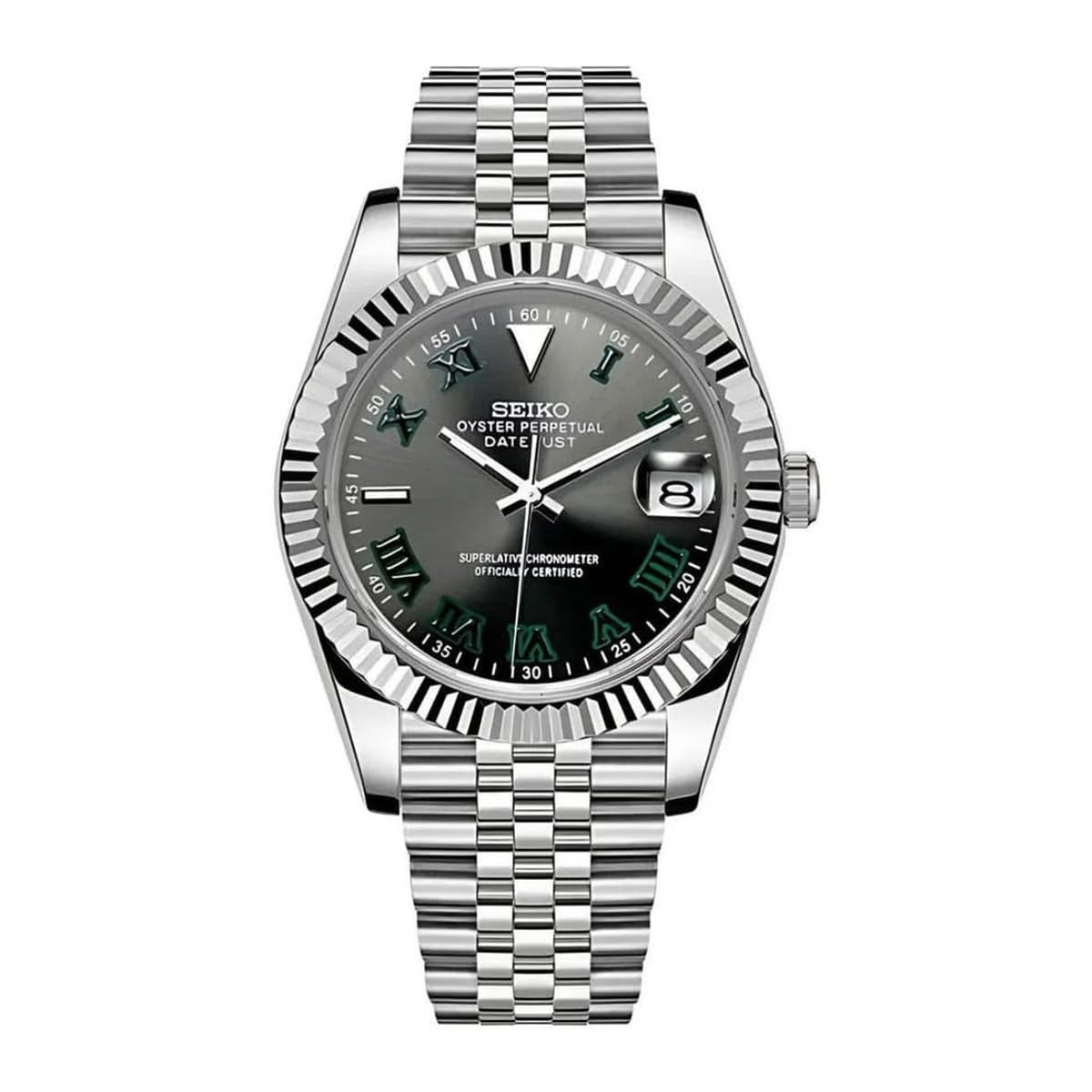 ChronoJust "Wimbledon" | Grey dial, green accents